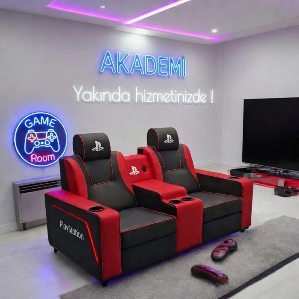 Hobi mutfağı ve Playstation odası 4